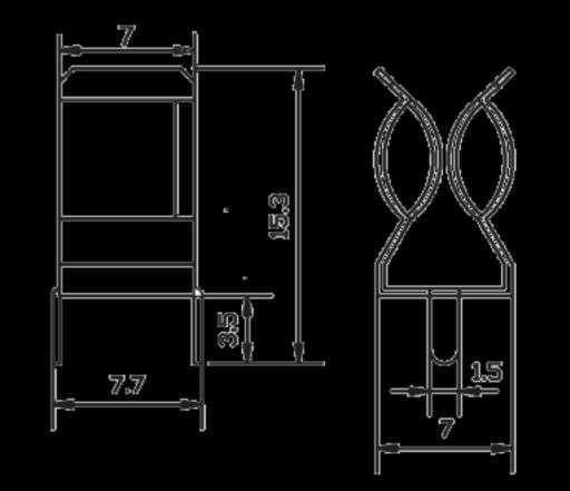 Fuse Clip for 6.3 X 30 mm Cartridge Fuse