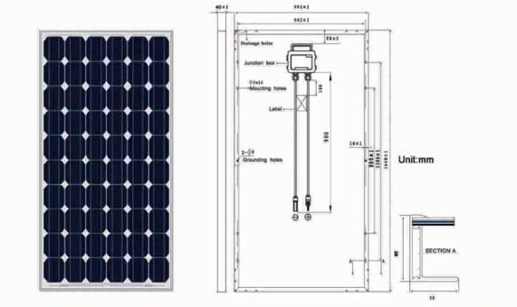 Powerful 215-260W Mono Solar Panel