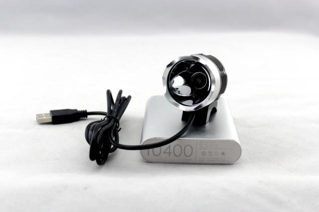 CREE T6 Front Bike Light USB Port