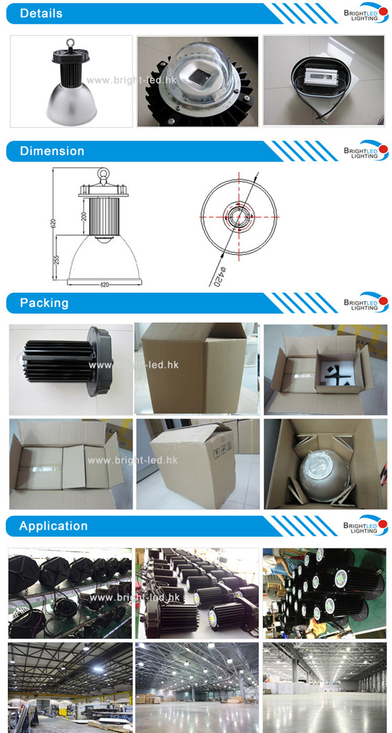 120W LED High Bay Light for Warehouse