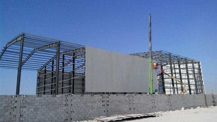 Abu Dhabi Prefabricated Steel Structure Warehouse