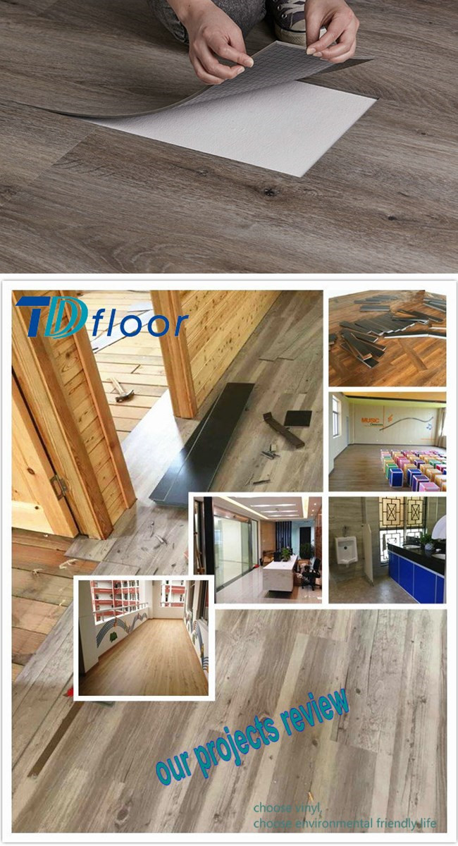 Rustic PVC Floor Tile/Vinyl Loose Lay Flooring