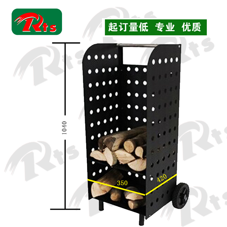 Metal Usage Wood Fire Carriage Transport Cart