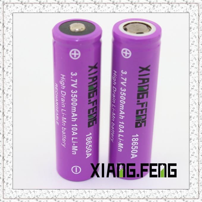 Nipple Xiangfeng Imr18650 Rechargeable Li Ion Battery 18650 3.7V 3200mAh, 18650 Button Battery