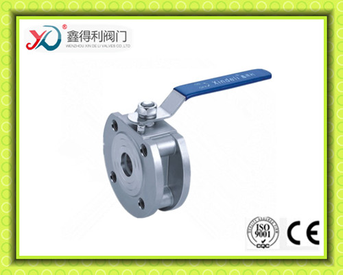 Italy Type CF8 Wafer Ball Valve with ISO Mounting Pad