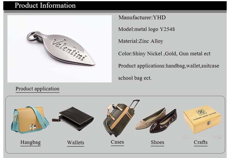 Custom Clothing Plastic Metal Shoe Label