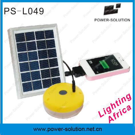 Portable Solar LED Lamp with Solar Panel Light for Home Use