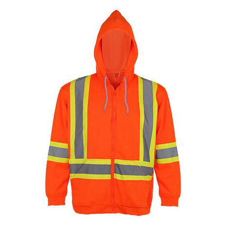 Winter Strip Yellow Reflective Safety Jacket