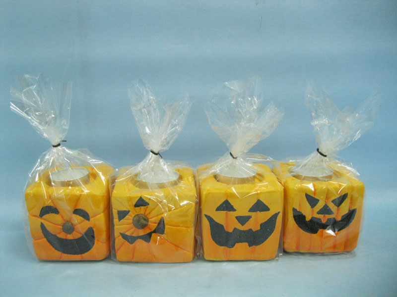 Halloween Candle Shape Ceramic Crafts (LOE2372-B7z)