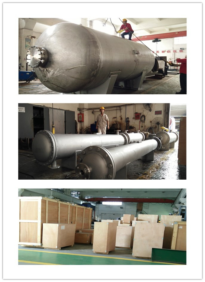 Shell and Tube Type Heat Exchanger as Oil /Chemical Solution Cooler