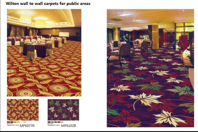 Wilton Wall to Wall Hotel Carpets for Public Areas