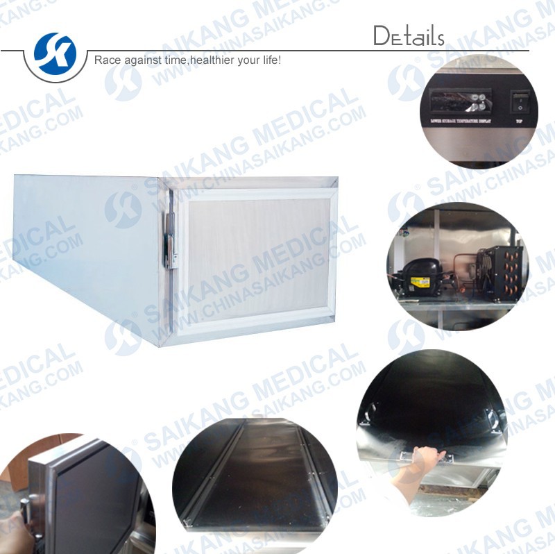 FDA Cold Mortuary Refrigerator (single corpse) with Stainless Steel