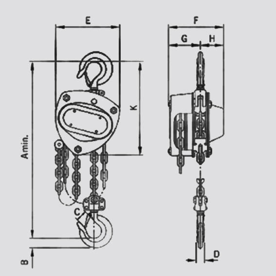 Hand Chain Hoist Manual Chain Hoist