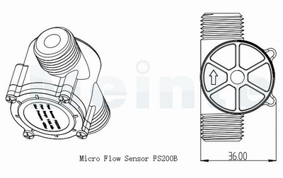 Water Flow Sensor (FS200B)