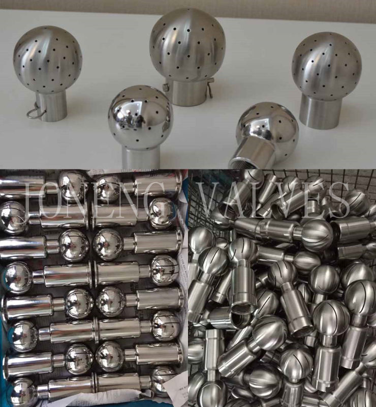 Stainless Steel Sanitary Rotated Pin Type Cleaning Ball (JN-CB1008)