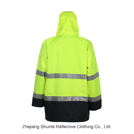 High Visibility Reflective Rain Gear with Wateproof