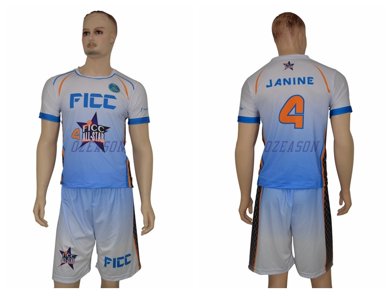 Ozeason Discount Full Dye Sublimation Polo Collar Sleeveless Volleyball Uniforms