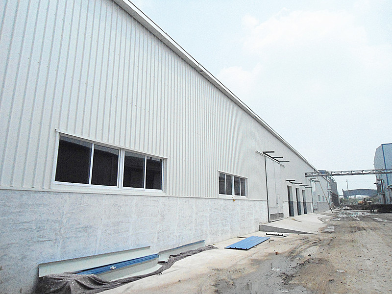 Steel Framed Prefaricated Large Span Warehouse/Workshop