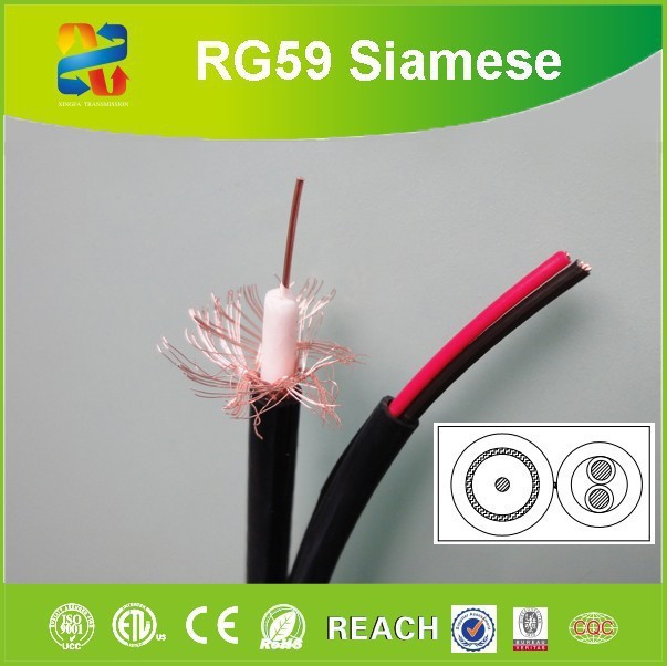 CCTV Power Supply Security Camera System Siamese Cable Rg59