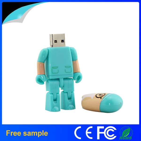 2016 China Supplier 4GB 8GB Plastic Doctor Shape USB Pendrive