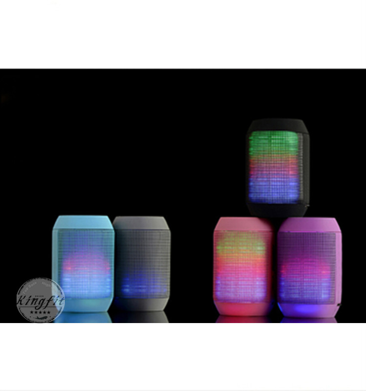 LED Light Portable Bluetooth Speaker with TF Card Support