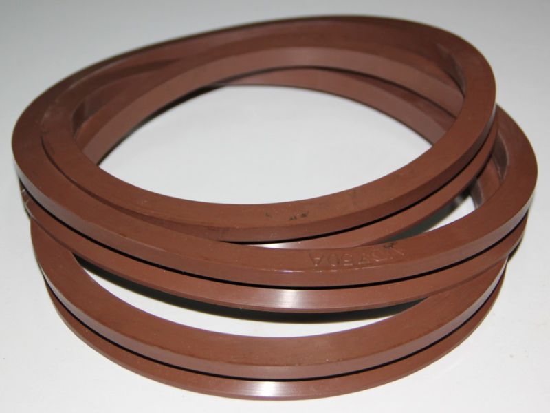 Cotton Reinforced V Type Rubber Seal Gasket