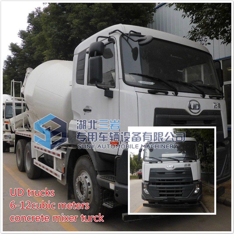 Ud Nissian 10 M3 6X4 Concrete Mixer Truck