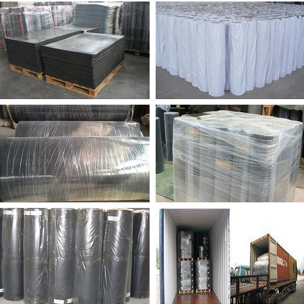 Black SBR Cloth Insertion Rubber Sheet in Density 1.7 and 1.5