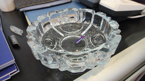 High Quality Glass Ashtray Glassware Kb-Hn8049