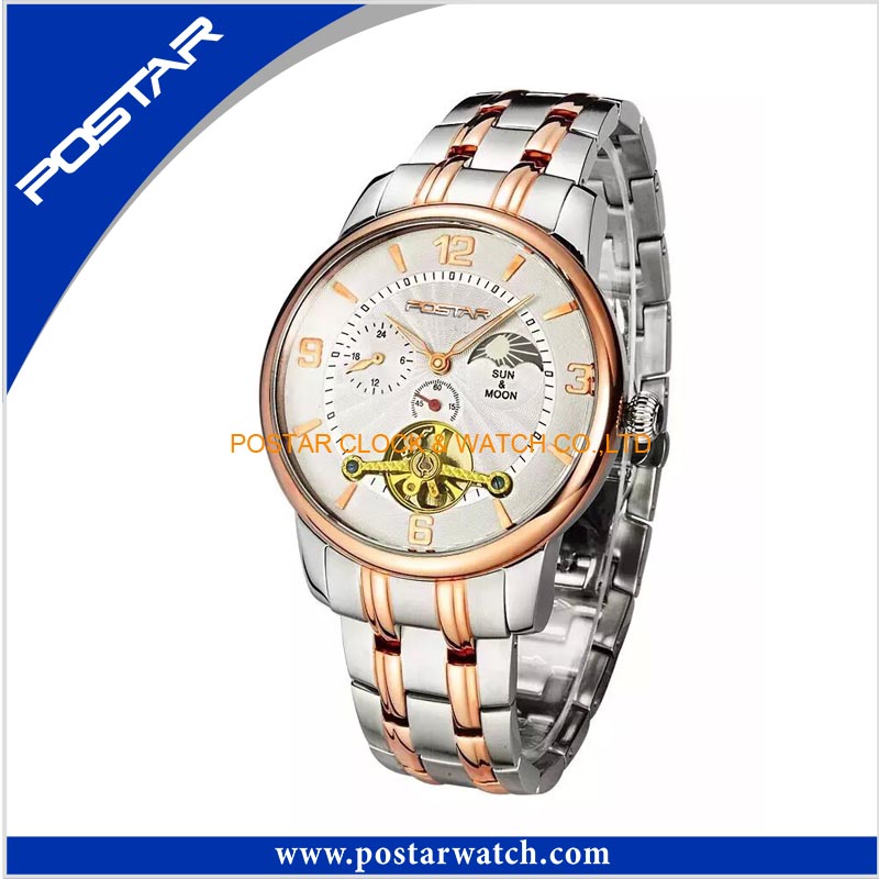 Superior Quality Customized Chronograph Watch with Stainless Steel Band