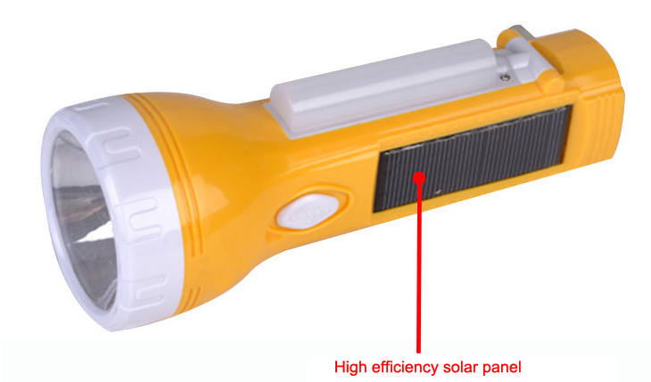 Dual-Functional Rechargeable Solar LED Torch