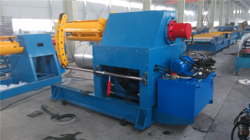 10 Tons Hyraulic Uncoiler with Coil Car Pneumatic Press Arm