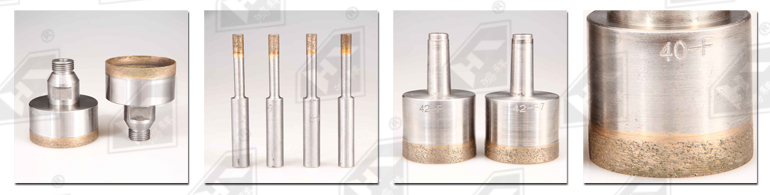 Thread Diamond Core Drill Bit for Glass and Ceramic Tile