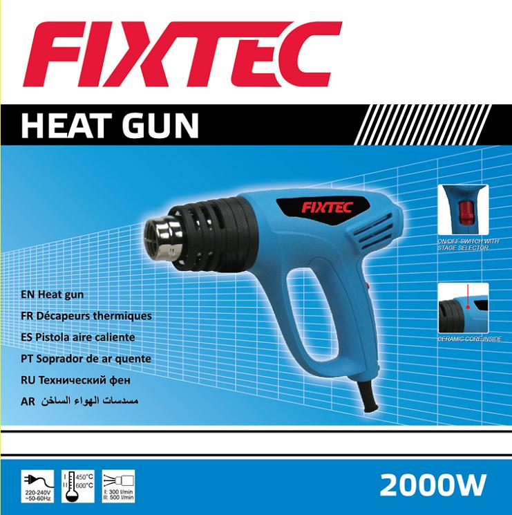 Fixtec Piower Tool 2000W Electric Hot Air Gun for Heat Gun (FHG20001)