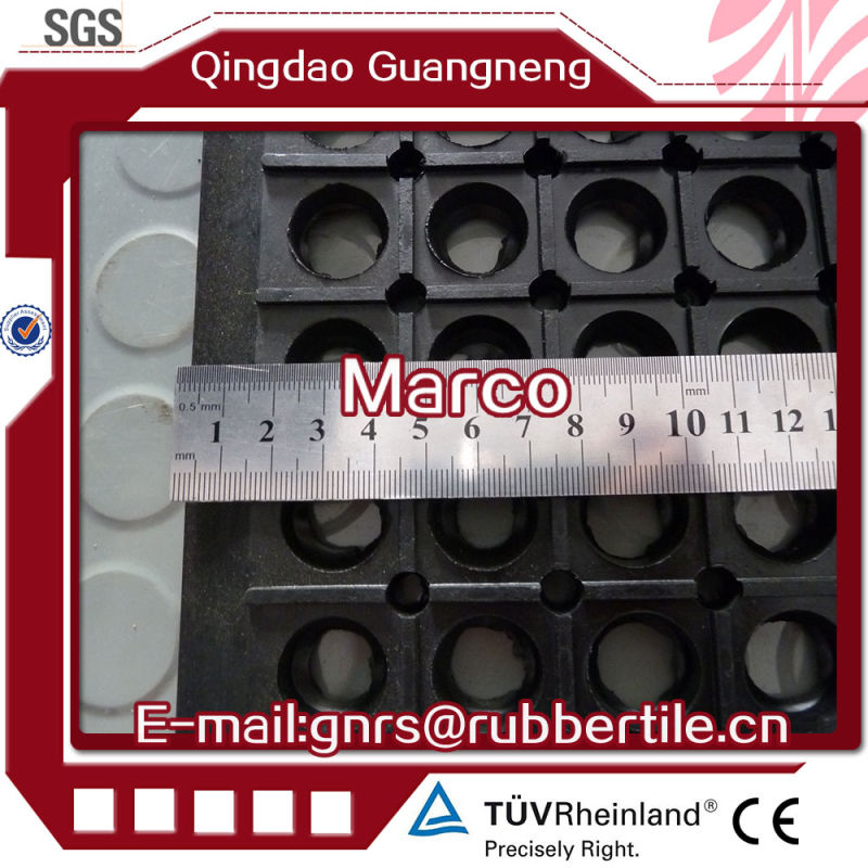 Wearing-Resistant Rubber Tile, Kitchen Anti-Slip Rubber Mat Oil Resistance Rubber Mat