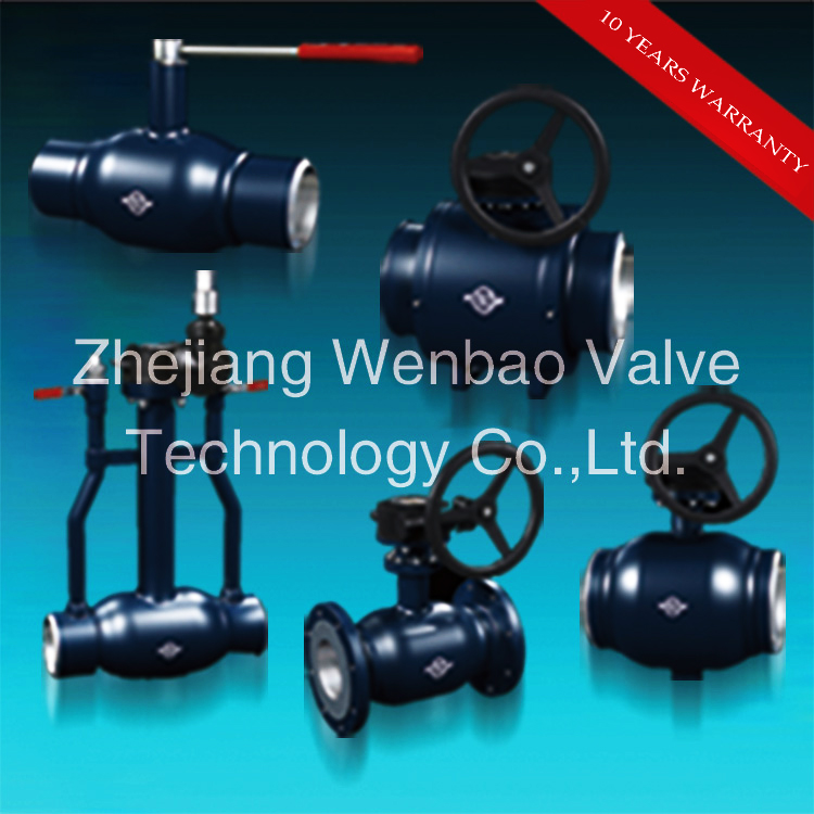 Standard Flanged Fully Welded Ball Valve for Nature Gas