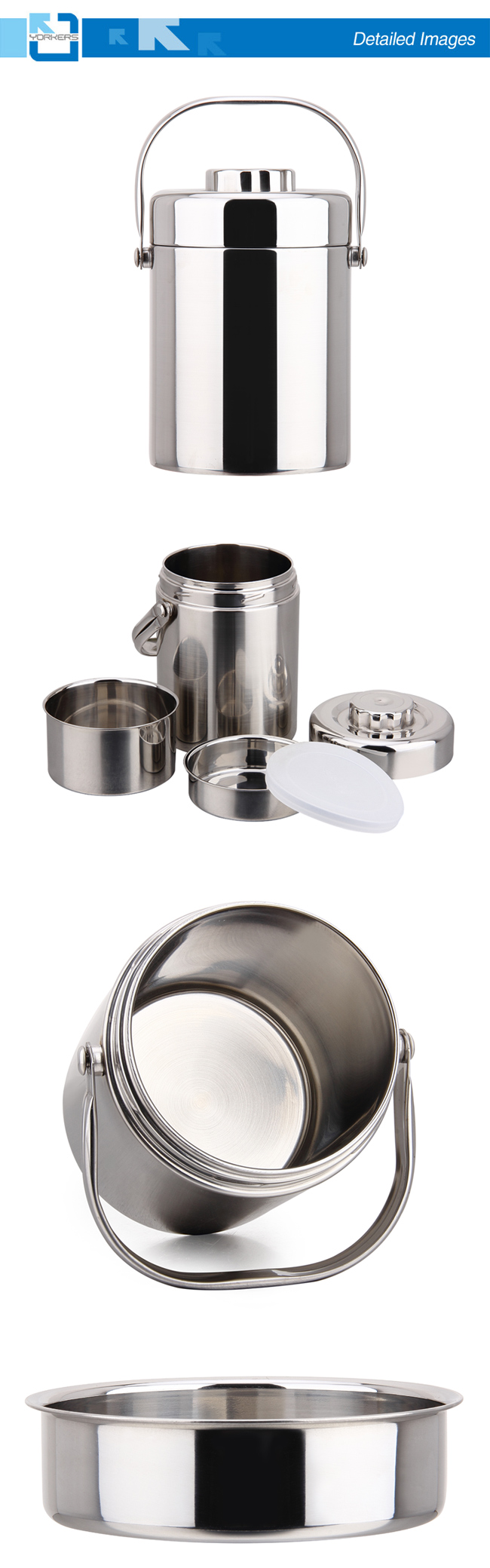 Stainless Steel Double Wall Food Warmer Container & Lunch Pot & Lunchbox