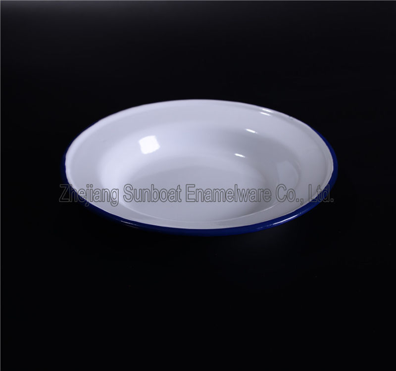 Sunboat Tableware Dinnerware Kitchenware/ Kitchen Appliance Enamel Pie Dish Enamel Plate/ Rice Plate