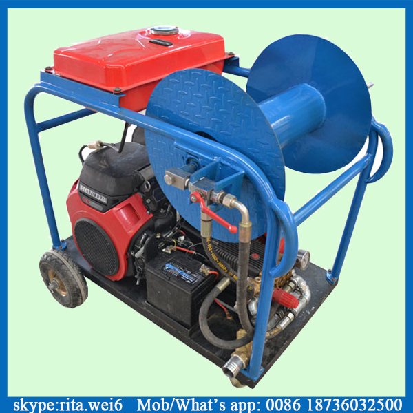 China Manufacturer Petrol Engine High Pressure Sewer Cleaning Water Jet Blaster