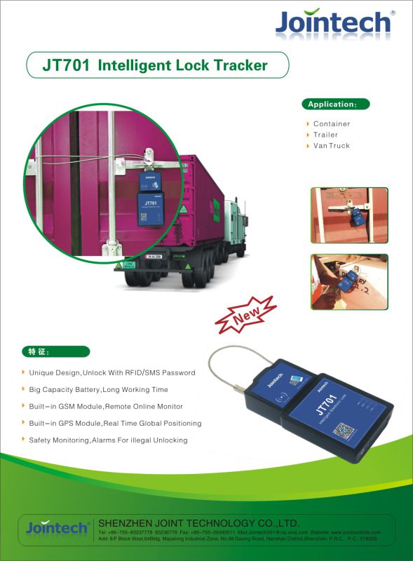 GPS Container Tracker Container Lock Tracker for Container Tracking Door Locking Solution