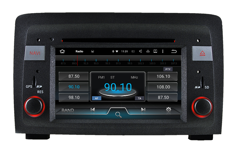 Wholesales Price Hualingan Hl-8718 for FIAT Idea Lancia Musa DVD Navigation