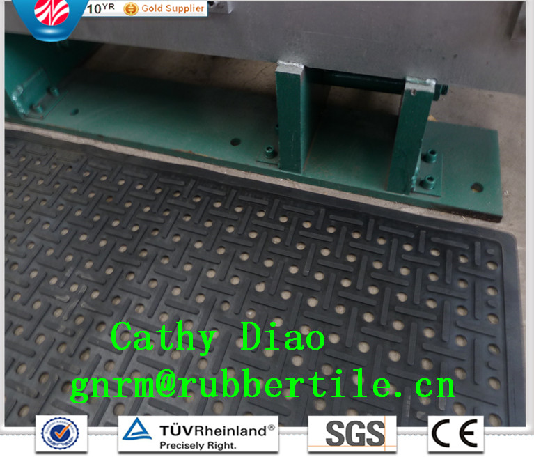 Industrial Anti-Slip Rubber Garage Floor Mat, Anti-Fatigue Mat Drainage Rubber Mat Hotel Rubber Mats