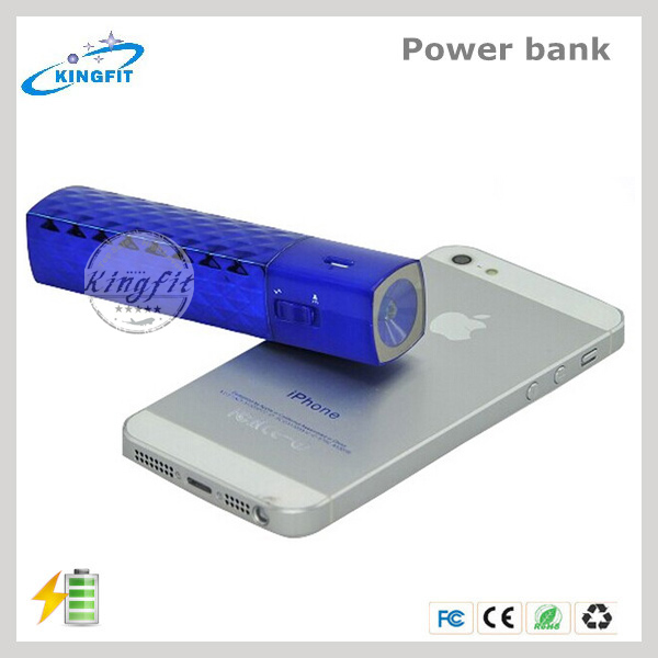 Portable Power Bank with LED Torch Light