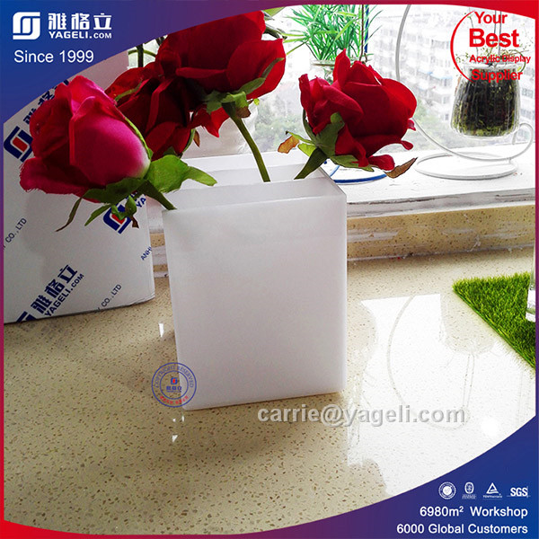 Wholesale Luxury Acrylic Flower Box with 3 Compartments