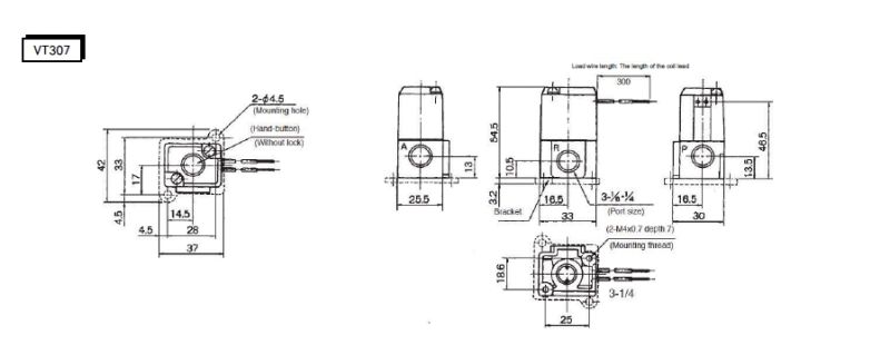 High Frequency Solenoid Valve (VT307-08)