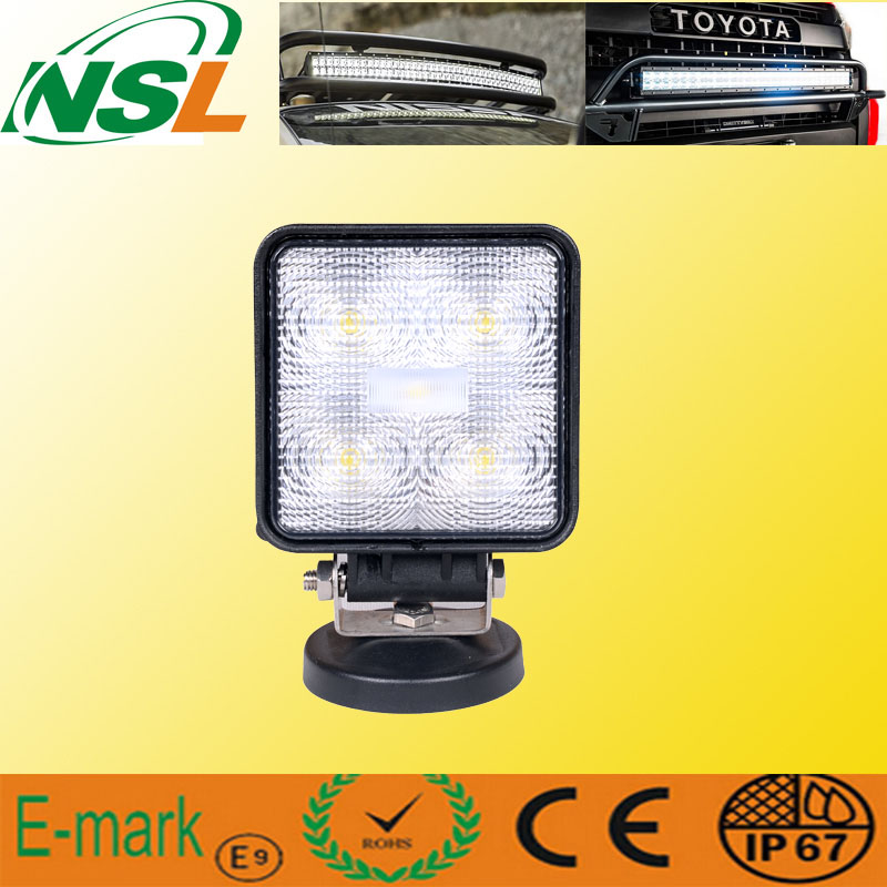 Square Auto 15W LED off Road Light, 4x4 LED Lamp (NSL1505S-15W)