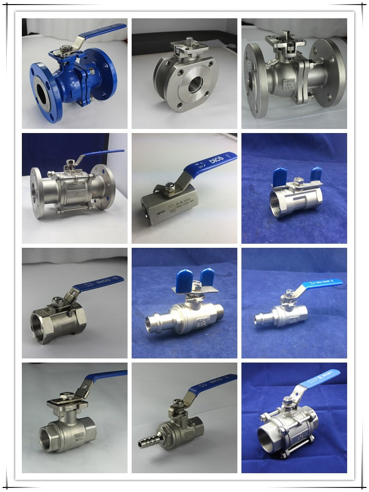 Ce API Stainless Steel 2PC Floating Ball Valve