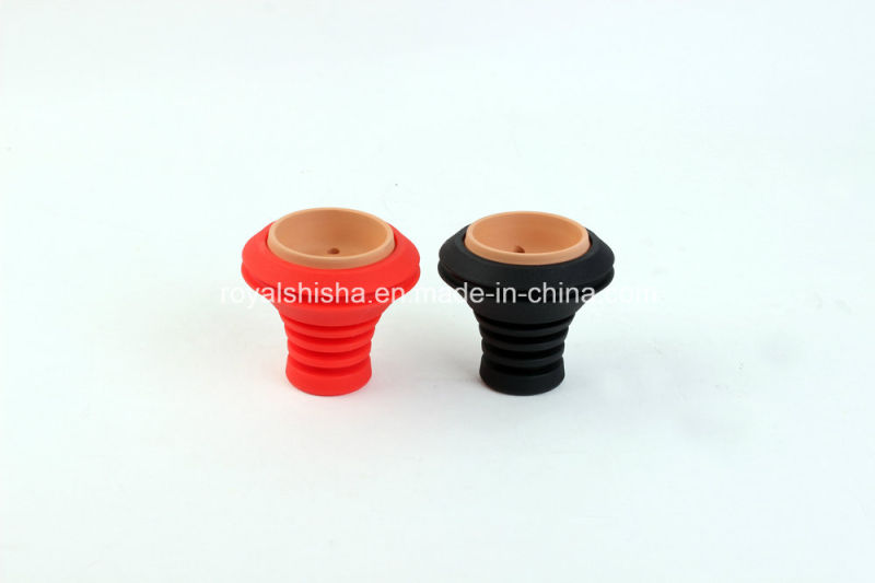 Silicone and Ceramics Shisha Head Hoohah Bowl