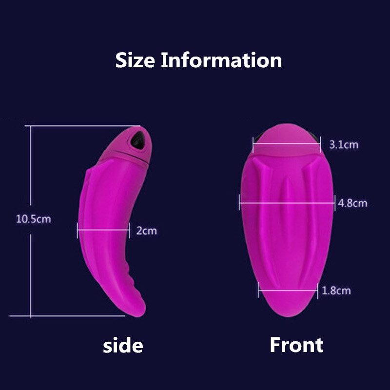 10 Mode Silicone Tongue Vibrator Oral Sex Toys Body Massager