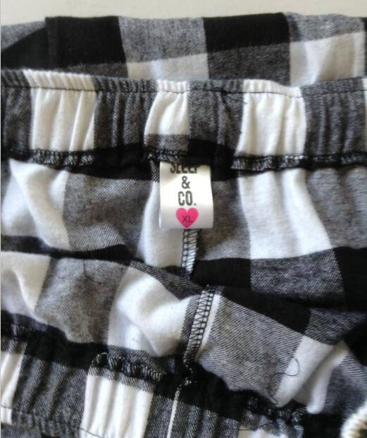 100% Cotton Yarn Dyed Check Flannel Sleepwear Pant